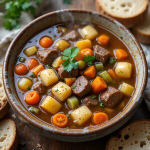 Read more about the article Wholesome and Hearty: The Best Healthy Vegetable Beef Soup Recipe for Quick Meals