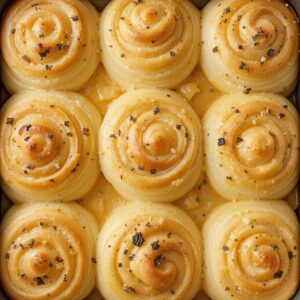 Herby Everything Cheddar Swirl Buns