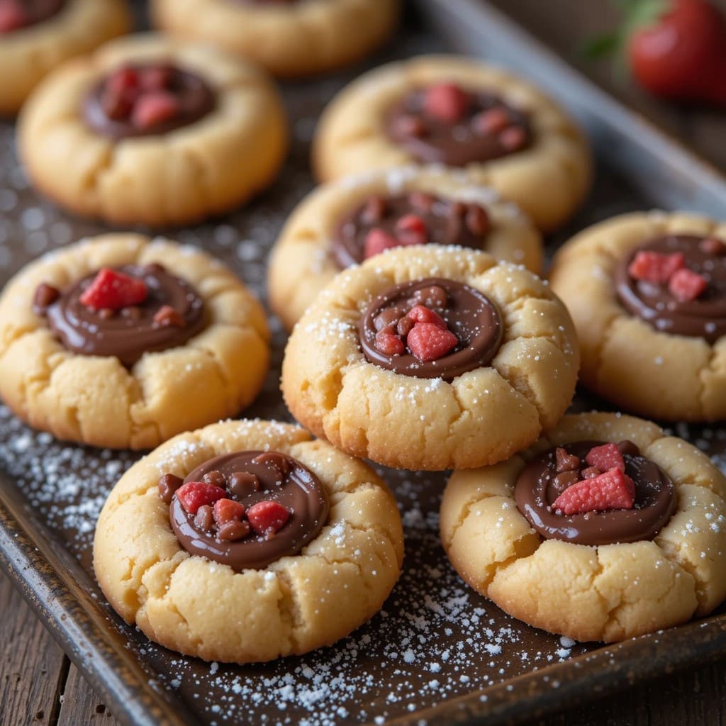 Read more about the article Irresistible Chocolate-Stuffed Strawberry Sugar Cookies Recipe