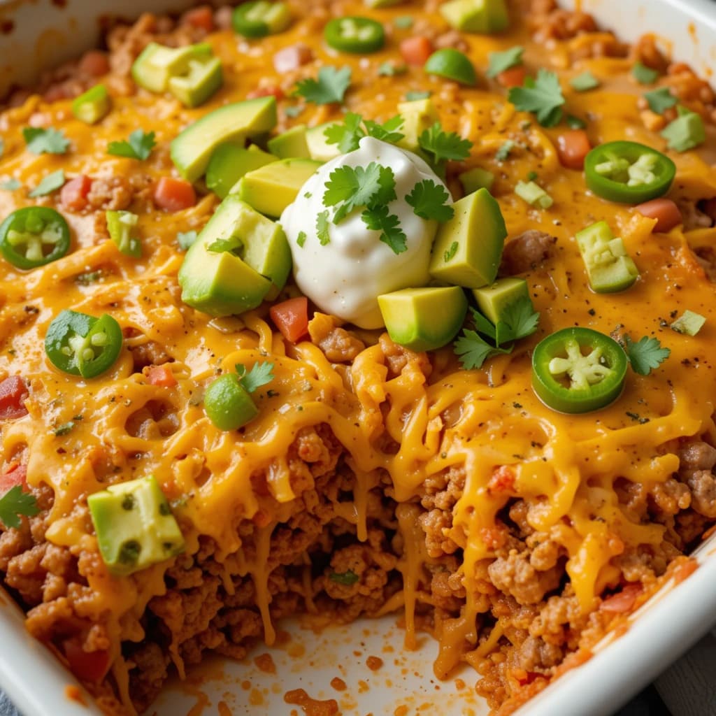 Read more about the article Keto Taco Casserole Recipe: A Delicious Low-Carb Meal