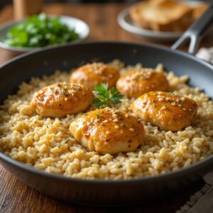 Read more about the article One-Pan Creamy Parmesan Chicken and Rice: A Simple and Delicious Dinner