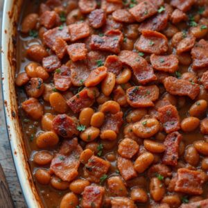 Read more about the article Sausage Baked Bean Casserole Recipe – A Hearty Comfort Meal