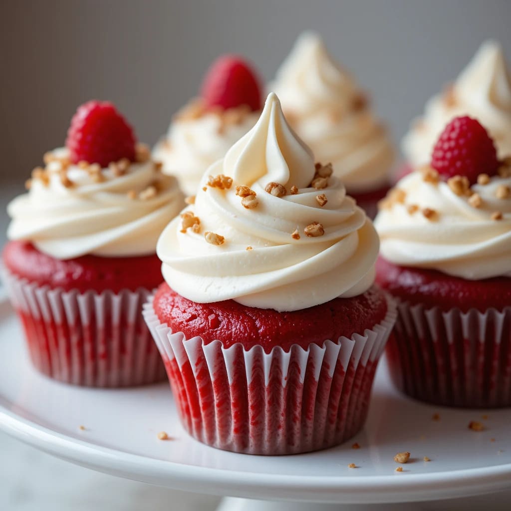 You are currently viewing Delicious Red Velvet Cupcakes with Cream Cheese Frosting