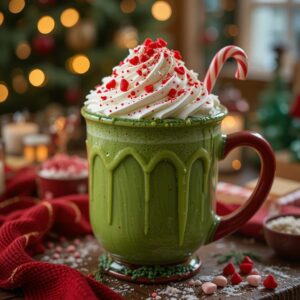 Read more about the article Grinch Green Hot Chocolate Recipe– A Festive Christmas Treat to Warm Your Heart!