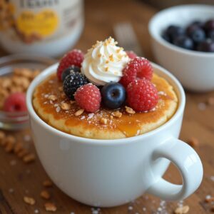 Read more about the article Quick Keto Pancake in a Mug Recipe: Low Carb & Easy