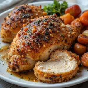 Read more about the article Irresistibly Easy Baked Ranch Chicken Recipe – Crispy, Creamy, and Full of Flavor