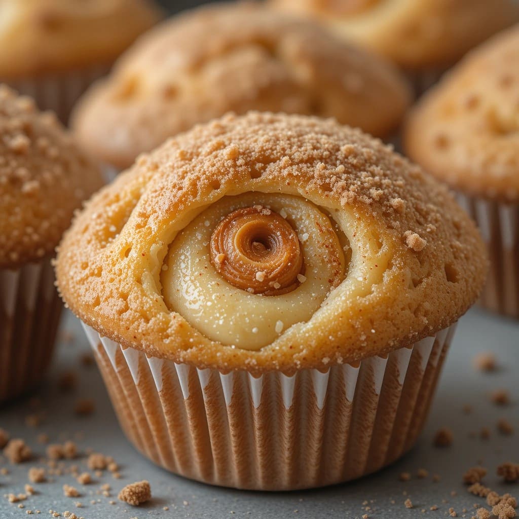 Read more about the article Delicious Gooey Cinnamon Cream Cheese Muffins Recipe – A Sweet Morning Treat