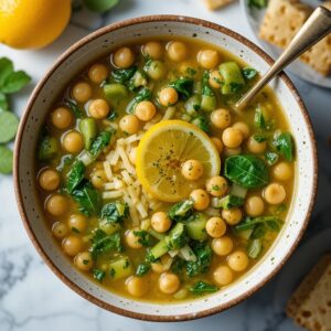 Read more about the article Quick and Easy Lemony Greek Chickpea Soup Recipe – A Healthy and Refreshing Delight