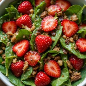 Read more about the article Refreshing Classic Strawberry Spinach Salad Recipe – A Perfect Blend of Freshness and Flavor