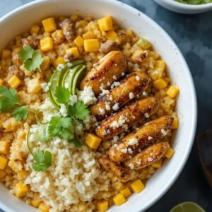 Read more about the article Zesty Street Corn Chicken Rice Bowl Recipe – A Flavor Explosion in Every Bite!